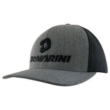 DeMarini Snapback Hat (Stacked D) - Black/HeatheredGrey