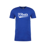 99BATS Cursive Men's Adult T-Shirt