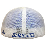DeMarini D Flexfit Flat Bill Hat - White/Royal/Red
