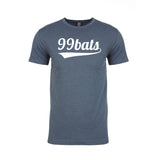 99BATS Cursive Men's Adult T-Shirt