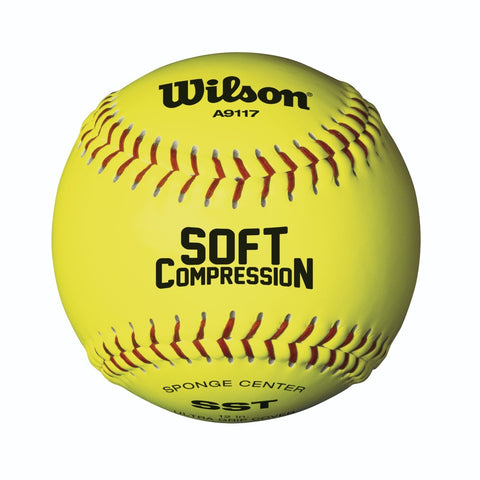 Single - Wilson Level 1 SST Soft Compression Softballs - WTA9317B